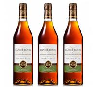 Daniel Bouju | Napoléon 70 on Astuccio - Grande Champagne Premier Cru - Distillato Francese di Pregio - 40% Vol. - Confezione da 3 bottiglie