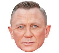 Daniel Craig (Stare) Maschere di persone famose, facce di cartone