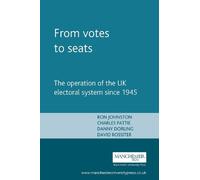Daniel Dorling Ron Johnston Charles Pattie Danny Dor From Votes to S (Tascabile)