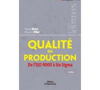 Daniel Duret Maurice Pillet Qualité en production (Tascabile)