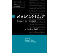 Daniel Frank Maimonides' Guide of the Perplexed (Tascabile)