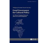 Daniel Gad Good Governance for Cultural Policy (Copertina rigida)