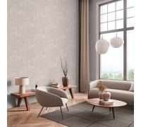 Livingwalls Daniel Hechter Carta da parati in tessuto non tessuto a righe 10,05 m x 0,53 m - Beige, Grigio, Argento - Carta da parati strutturata 781292