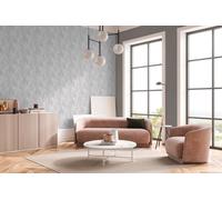 Livingwalls Daniel Hechter carta da parati di design - carta da parati in tessuto non tessuto con aspetto grafico - 10,05 m x 0,53 m - grigio, metallizzato, argento - prodotto in Germania - 361336