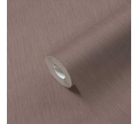 Livingwalls Daniel Hechter carta da parati di design - carta da parati in tessuto non tessuto tinta unita - 10,05 m x 0,53 m - marrone - prodotto in Germania - 781554