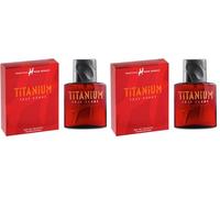 Daniel Hechter Titanium Pour Homme EDT Spray profumo uomo, 75ml (Confezione da 2)