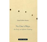 Daniel Heller-Roazen No One's Ways (Copertina rigida)