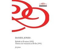 Daniel Jones Daniel Jones: Prelude in D minor & Thema con variazioni in D-f (CD)