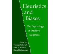 Daniel Kahneman Heuristics and Biases (Tascabile)