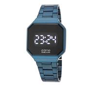 Daniel Klein Touchscreen Mens Retro Digital Square Orologio da polso (DK12409) - Acciaio inossidabile - 37.5mm Vintage Digital Uomo Moda Orologi - Time, Date, Allarme - Molti colori, Blu, 37.5mm, Moda