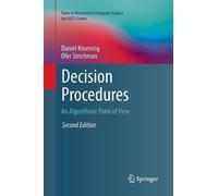 Daniel Kroening Ofer Strichman Decision Procedures (Tascabile)