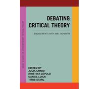 Daniel Loick Debating Critical Theory (Tascabile)