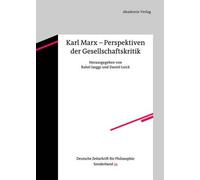 Daniel Loick Karl Marx - Perspektiven Der Gesellschaftskritik (Copertina rigida)