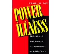 Daniel M. Fox Power and Illness (Tascabile)