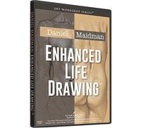 Daniel MAIDMAN: Enhanced Life Drawing DVD - Impara nuove abilità da un maestro, miglioramento artistico, istruzione artistica, educazione artistica, diventa un artista migliore. Durata video: 4 ore