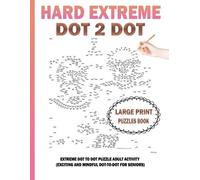 Daniel Mathews Publishing Hard Extreme Dot To Dot Puzzles Book (Tascabile)