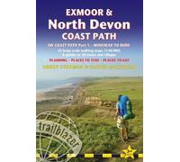 Daniel McCrohan Exmoor & North Devon Coast Path Trailblazer Walking (Tascabile)
