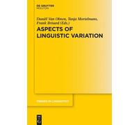Daniël Olmen Aspects of Linguistic Variation (Copertina rigida)