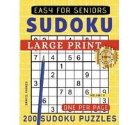 Daniel Parker Large Print Easy Sudoku Puzzle Book For Seniors (Tascabile)
