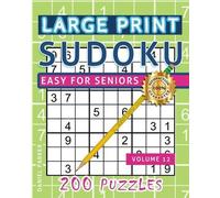 Daniel Parker Large Print Easy Sudoku Puzzle Book For Seniors (Tascabile)