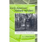 Daniel Patterson Early American Nature Writers (Copertina rigida)