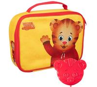 Daniel Tiger's Neighborhood - Borsa termica resistente per il pranzo con borsa del ghiaccio rigido - Trolley & Daniel Tiger - Mantiene il cibo fresco per ore a scuola e all'asilo nido - Contenitore