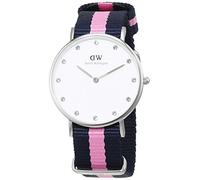 Daniel Wellington 0962DW Orologio da donna, cinturino di tessuto multicolore