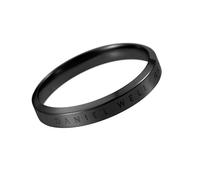 Daniel Wellington Anello nero Classic DW00400 circuito 68 mm - Anello