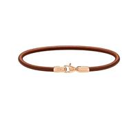 Daniel Wellington Bracciale pelle marrone Decent St Mawes Perfect Pair DW9980051 18,5 cm - Bracciale