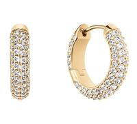 Daniel Wellington Cerchi pavé dorati scintillanti DW00400642 - Orecchini Donna