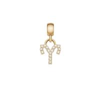 Daniel Wellington Ciondolo Placcato Oro Con Cristalli Ariete Crystal Zodiac DW00400755 - Ciondolo