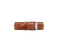 Daniel Wellington Classic Durham Cinturino Uomo, 20mm, in Pelle, Marrone/Argento