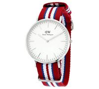 Daniel Wellington Classic Exeter Blu Rosso Bianco Tessuto Cinturino Da Orologio