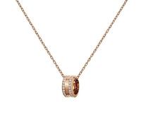 Daniel Wellington Collana Elan Lumine In Bronzo Scintillante Con Ciondolo A Cerchio - Collana
