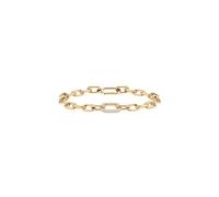 Daniel Wellington Crystal Link Bracelet 185 316L Stainless Steel with Pvd Plated Gold & Crystal Embellished Ring in Gold Plated Brass Gold