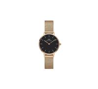 Daniel Wellington Orologio analogico 'Classic Petite 28 Melrose DW00100217' oro rosé / nero, Taglia One Size