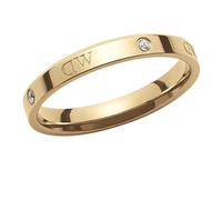 Daniel wellington Original gold-plated Anello with crystals Classic Lumine DW0040028 - Circuit: 52 mm