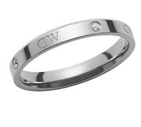 Daniel wellington Original steel Anello with crystals Classic Lumine DW0040023 - Circuit: 52 mm