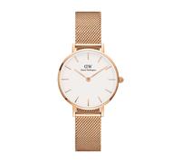 Daniel Wellington Orologio analogico 'Petite Melrose RG White' oro rosé, Taglia One Size