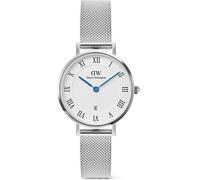 Daniel wellington Petite 28 Roman Numerals Date Sterling White Silver DW00100858