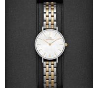 DANIEL WELLINGTON Petite Lumine Bezel 5-Link Two-Tone MOP DW00100665 NUOVO