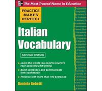 Daniela Gobetti Practice Makes Perfect Italian Vocabulary (Tascabile)