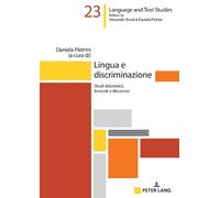 Daniela Pietrini Lingua e discriminazione (Copertina rigida)
