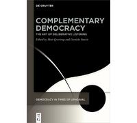 Daniela Vancic Complementary Democracy (Copertina rigida)