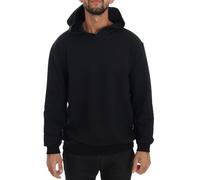 Daniele Alessandrini Black Gym Casual Hooded Cotton Sweater - L