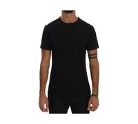 Daniele Alessandrini - Magliette in Cotone Nera con Girocollo - - Tops - Uomo - Nero - S