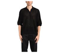 Daniele Alessandrini - Polo V-Neck - - Tops - Uomo - Nero - S