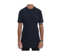 Daniele Alessandrini, ,Tops ,Uomo ,Blu ,S T-Shirt Girocollo in Cotone