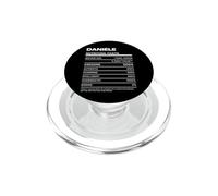 Danièle Dichiarazione Nutrizionale Nome Divertente PopSockets PopGrip per MagSafe