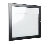 Danieli - Bacheca da Esterno Luminosa - Porta menu con Serratura e Coppia di Chiavi - Facile Fissaggio a Parete - Fondo in Acciaio Magnetico e Scrivibile (2xA4 con LED)